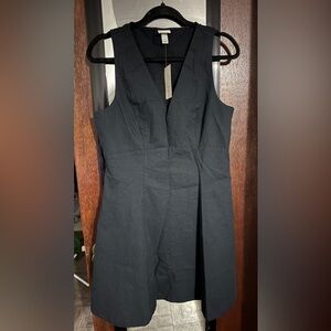 a new day Classic Black V-Neck Midi Dress